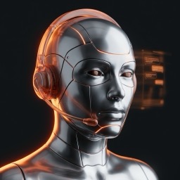 AI ügyfélszolgálati agent headsettel