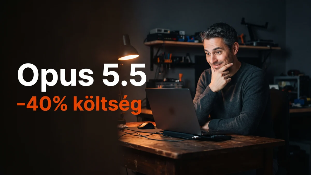 Claude Opus 5.5: Fable-szintű tudás 40%-kal olcsóbban — mennyit spórol vele egy magyar KKV?