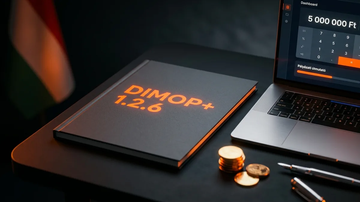 DIMOP+ 1.2.6 Pályázat 2026 — Teljes útmutató 3-12 millió Ft digitalizációs támogatáshoz