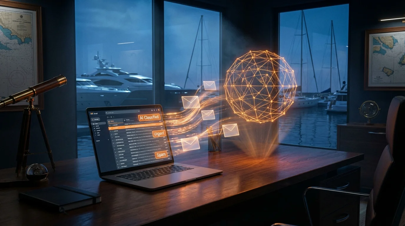 T Flotta — AI-alapú email-automatizálás hajóbérlő vállalkozás számára