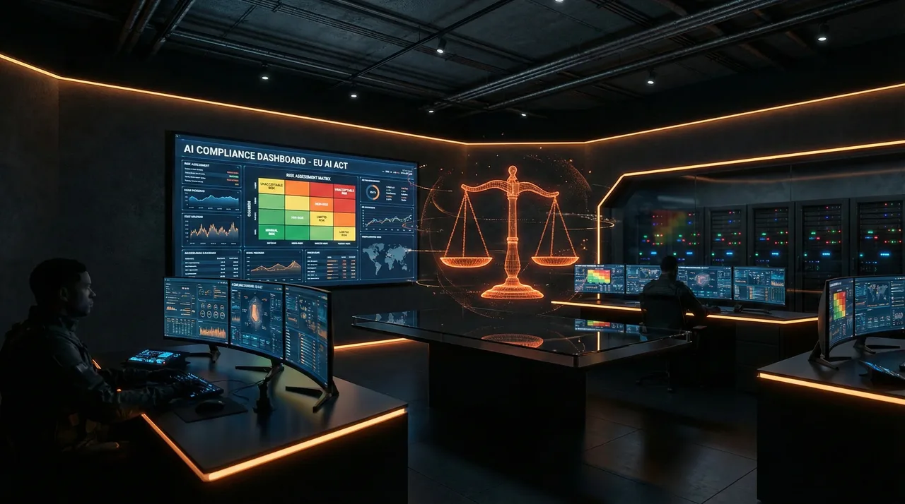 AI compliance dashboard kockázatértékelési mátrixszal