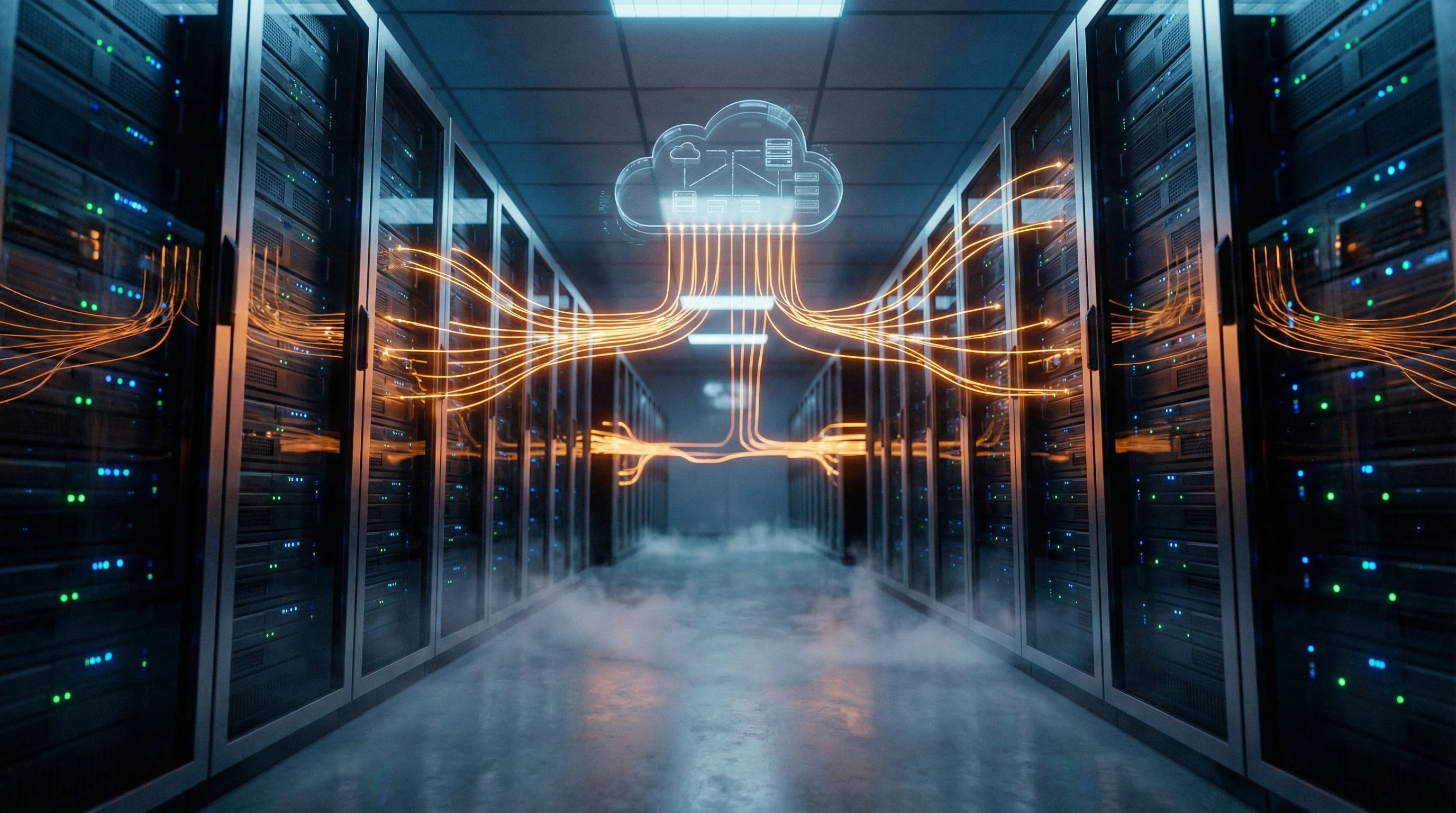 Összekapcsolt vállalati rendszerek API vonalakkal és szerver infrastruktúrával